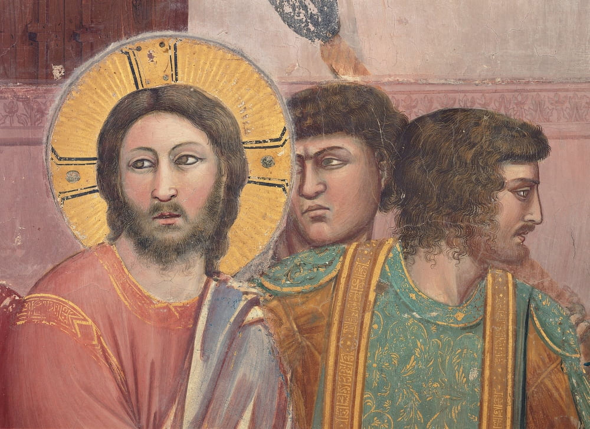 Stories Of The Passion Christ Before Caiphas Canvas Art - (36 x 24)