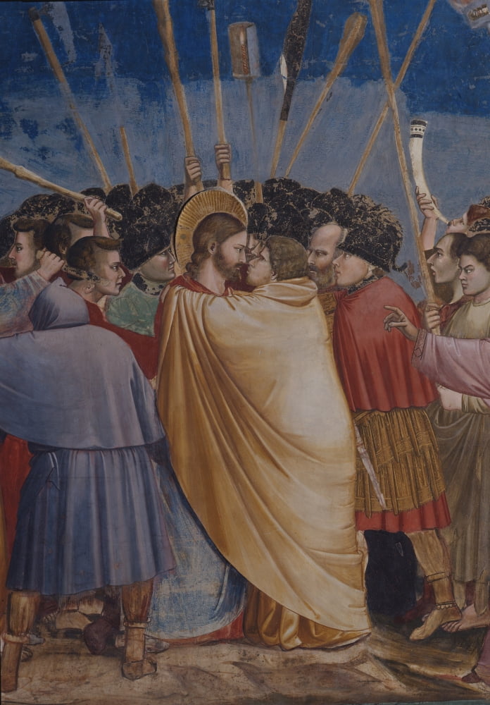 Stories Of The Passion The Kiss Of Judas Canvas Art - (18 x 24)