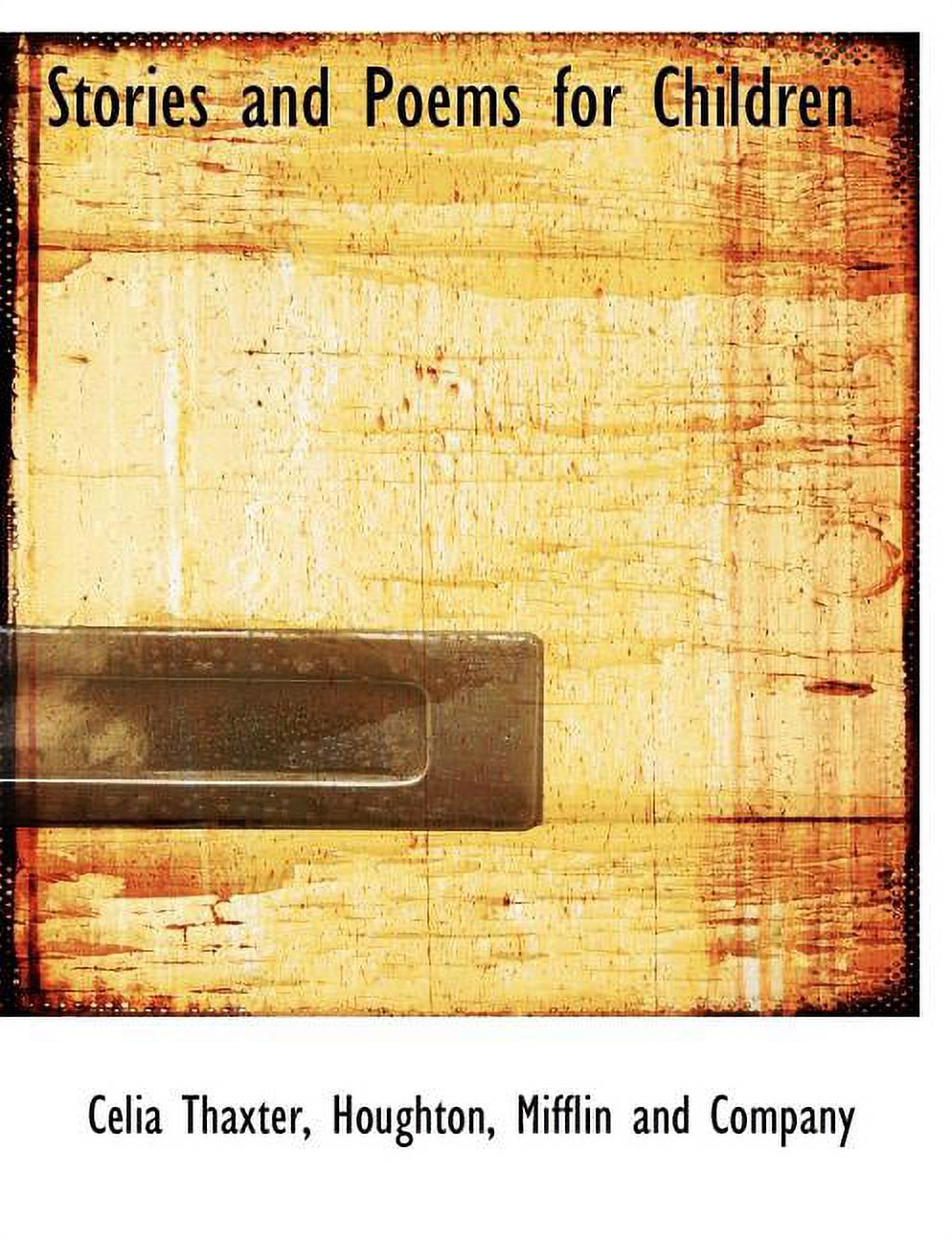 Stories and Poems for Children (Paperback)