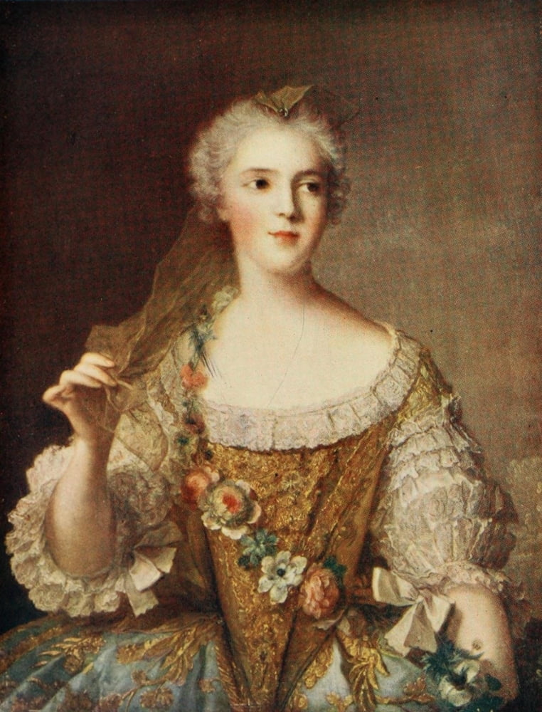 Stories of the French Artists Mme Sophie de France Canvas Art - Jean-Marc Nattier (18 x 24)