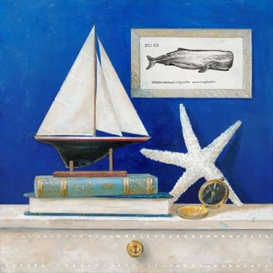 Stories of the Sea 1 Canvas Art - Arnie Fisk (24 x 24)