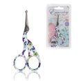 thumbnail image 1 of Stork Bird Rounded Safety Tip Embroidery Craft Stainless Steel Crane Scissors - Small Purple - 3 Pairs, 1 of 1