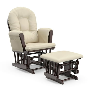 Storkcraft Hoop Infant Nursery Glider and Ottoman, Espresso with Beige