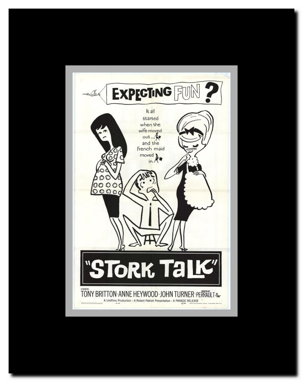 Stork Talk Framed Movie Poster
