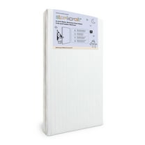 Storkcraft 6-Inch Water-Resistant Grow-with-Me Dual-Sided Baby Crib & Toddler Bed Mattress