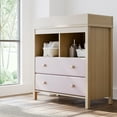 thumbnail image 1 of Storkcraft Alpine 2-Drawer Infant Changing Table Dresser, Driftwood with Blush, 1 of 13