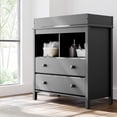 thumbnail image 1 of Storkcraft Alpine 2-Drawer Infant Changing Table Dresser, Gray, 1 of 15