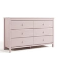 thumbnail image 1 of Storkcraft Alpine 6 Drawer Nursery Double Dresser, Blush, 1 of 11