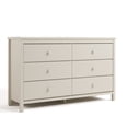 thumbnail image 1 of Storkcraft Alpine 6 Drawer Nursery Double Dresser, Frosted Oat, 1 of 11