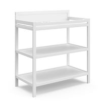 Storkcraft Alpine Infant Changing Table with Changing Pad, White