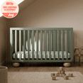thumbnail image 1 of Art of Nursery by Storkcraft Amalfi Deluxe 5-in-1 Convertible Crib with with Bonus Toddler Guardrail, Olive with Driftwood, 1 of 11