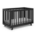 thumbnail image 1 of Storkcraft Beckett 3-in-1 Convertible Baby Crib, Black, 1 of 19