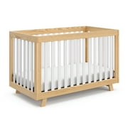 Storkcraft Beckett 3-in-1 Convertible Baby Crib, Natural