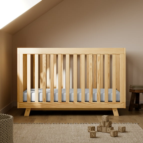 Storkcraft Beckett 3-in-1 Convertible Baby Crib, Natural