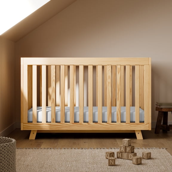 Storkcraft Beckett 3-in-1 Convertible Baby Crib, Natural