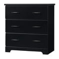thumbnail image 1 of Storkcraft Brookside 3 Drawer Kids and Baby Dresser Black, 1 of 7