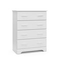thumbnail image 1 of Storkcraft Brookside 4 Drawer Nursery Dresser, White, 1 of 6