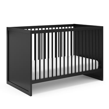 Storkcraft Calabasas 3-in-1 Convertible Baby Crib, Black