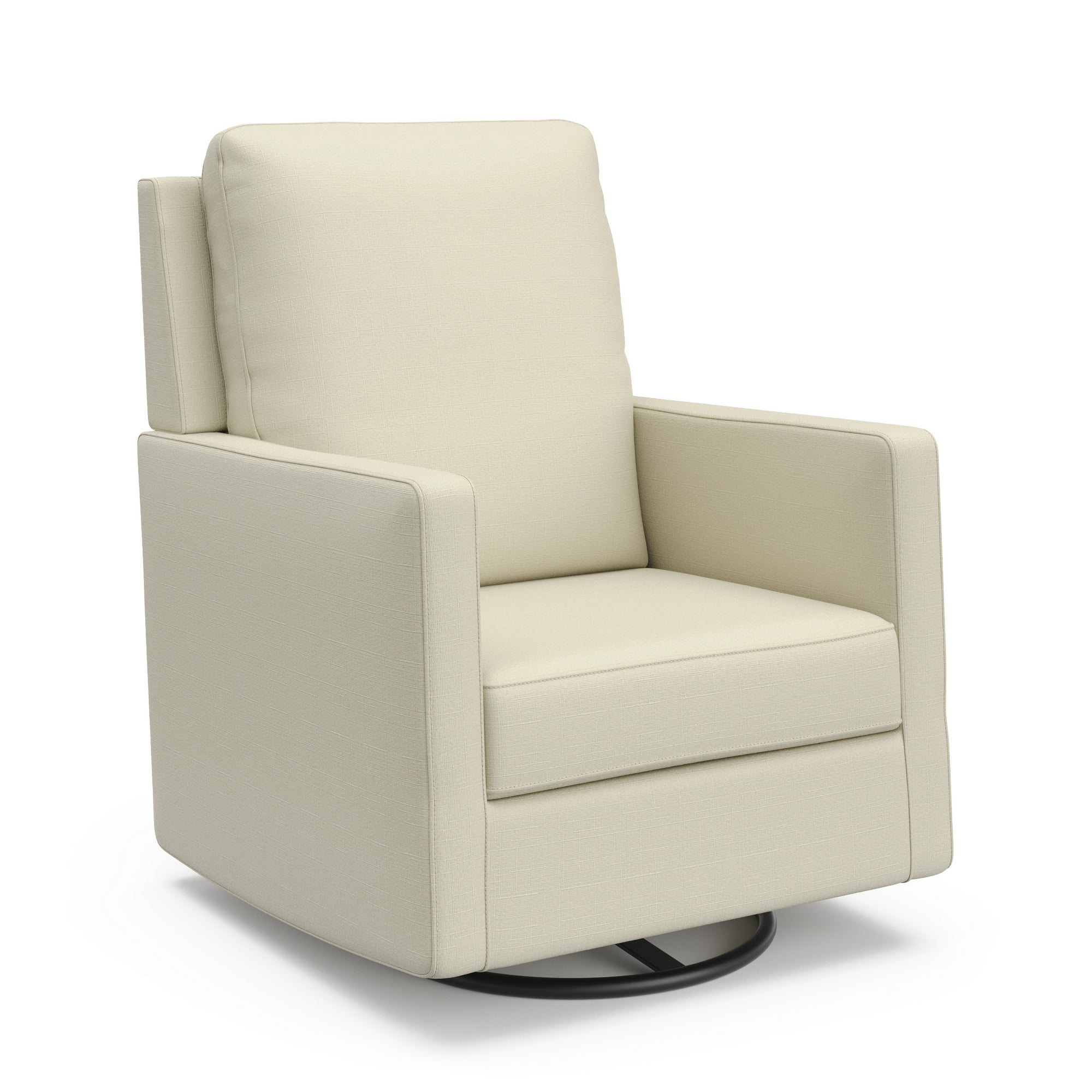 Storkcraft Calabasas Nursery Upholstered Swivel Glider, Pearl