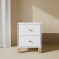 thumbnail image 1 of Storkcraft California 2 Drawer Nightstand, White and Driftwood, 1 of 12