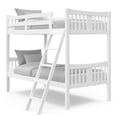 thumbnail image 1 of Storkcraft Caribou Twin over Twin Bunk Bed, White, 1 of 9