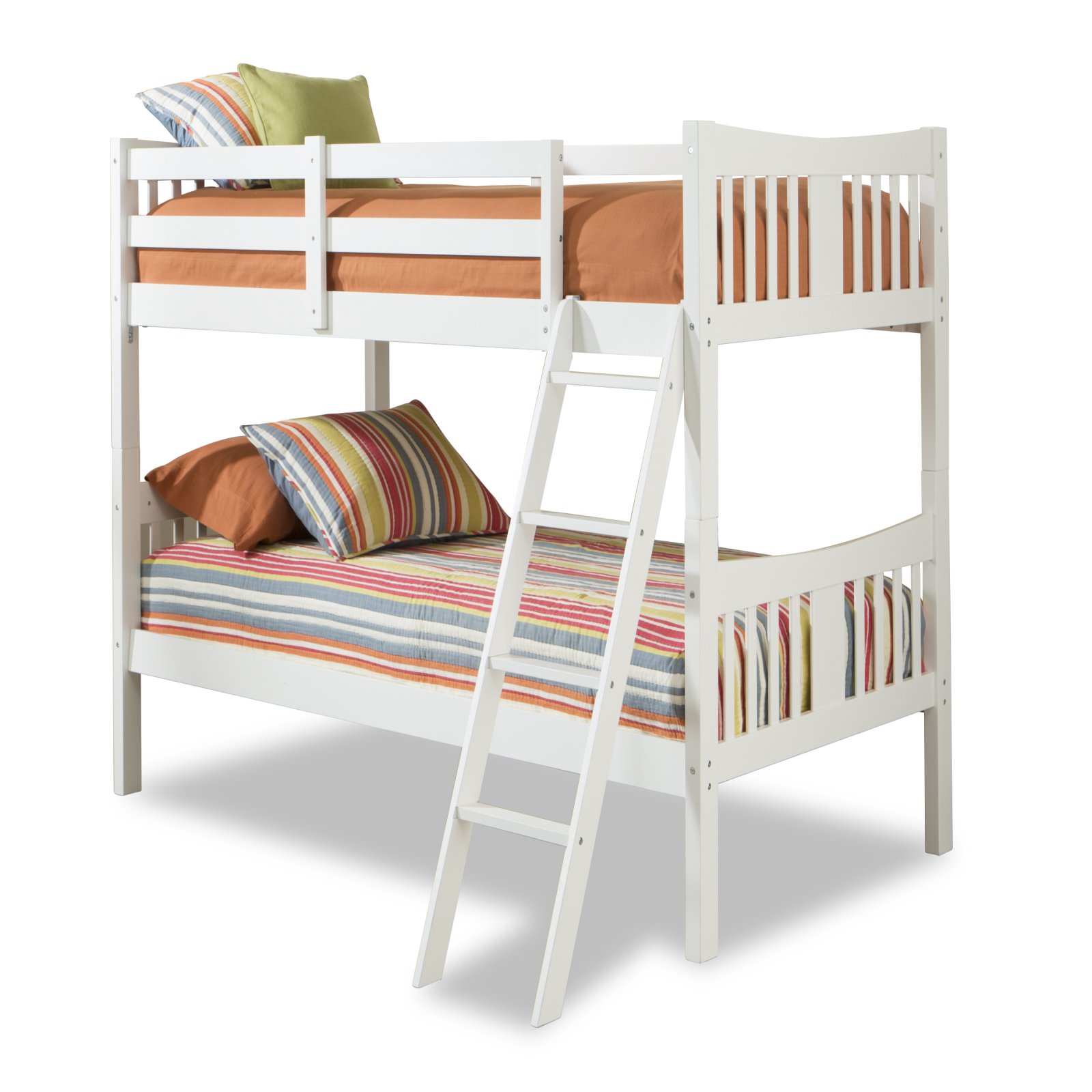 Storkcraft Caribou TwinoverTwin Hardwood Bunk Bed White