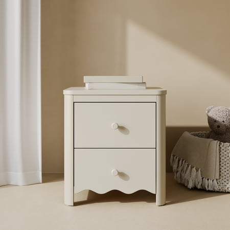 Art of Nursery by Storkcraft Casablanca 2 Drawer Children's Nightstand, Frosted Oat
