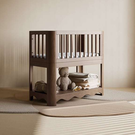 Storkcraft Casablanca 3-in-1 Convertible Bassinet, Hazelnut