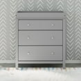 thumbnail image 1 of Storkcraft Horizon 3 Drawer Infant Changing Table Dresser, Pebble Gray, 1 of 9