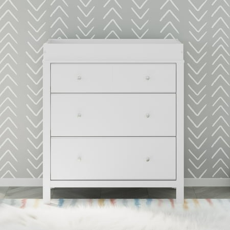 Storkcraft Horizon 3 Drawer Changing Table Dresser, White