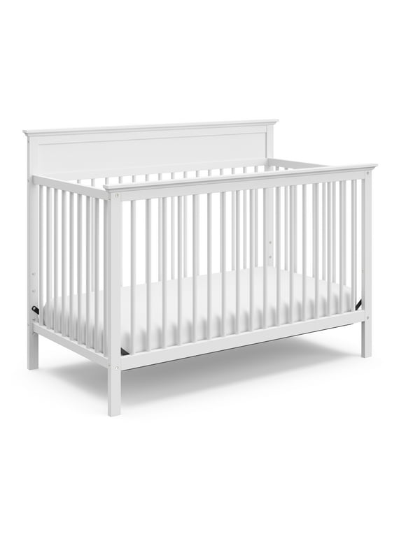 Storkcraft Horizon 5-in-1 Convertible Baby Crib, White