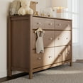 thumbnail image 1 of Storkcraft Horizon 6 Drawer Nursery Double Dresser, Hazelnut, 1 of 13