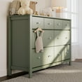 thumbnail image 1 of Storkcraft Horizon 6 Drawer Nursery Double Dresser, Olive, 1 of 13