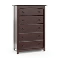 thumbnail image 1 of Storkcraft Kenton 5 Drawer Kids and Baby Dresser Espresso, 1 of 8