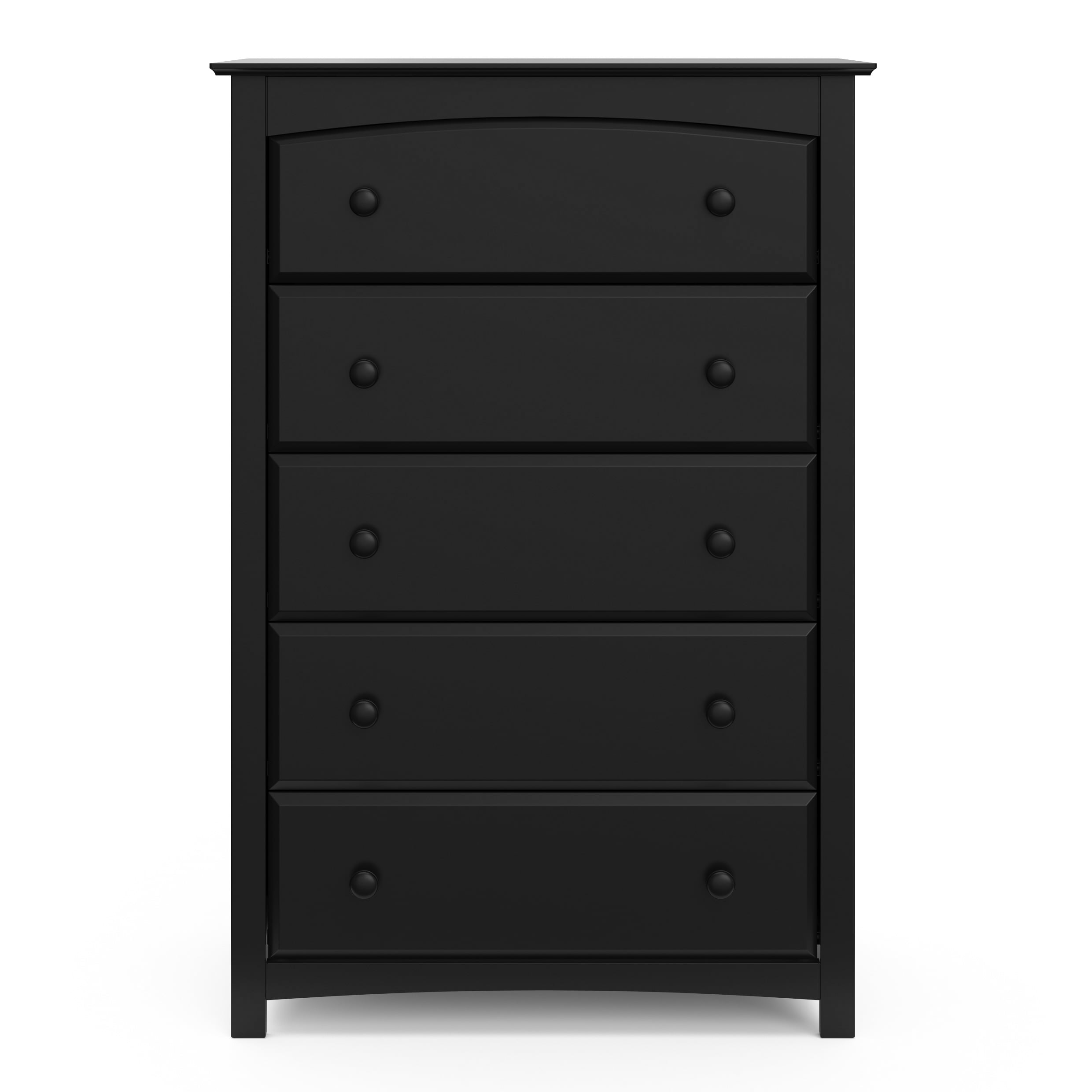 Storkcraft Kenton Sleek Black 5-Drawer Nursery Dresser