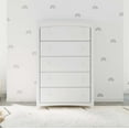 thumbnail image 1 of Storkcraft Kenton 5 Drawer Nursery Dresser, White, 1 of 9