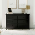thumbnail image 1 of Storkcraft Kenton 6 Drawer Nursery Double Dresser, Black, 1 of 9