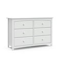 thumbnail image 1 of Storkcraft Kenton 6 Drawer Nursery Double Dresser, White, 1 of 11