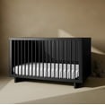 thumbnail image 1 of Storkcraft Kyoto Deluxe Convertible Crib with Bonus Toddler Guardrail, Black, 1 of 14