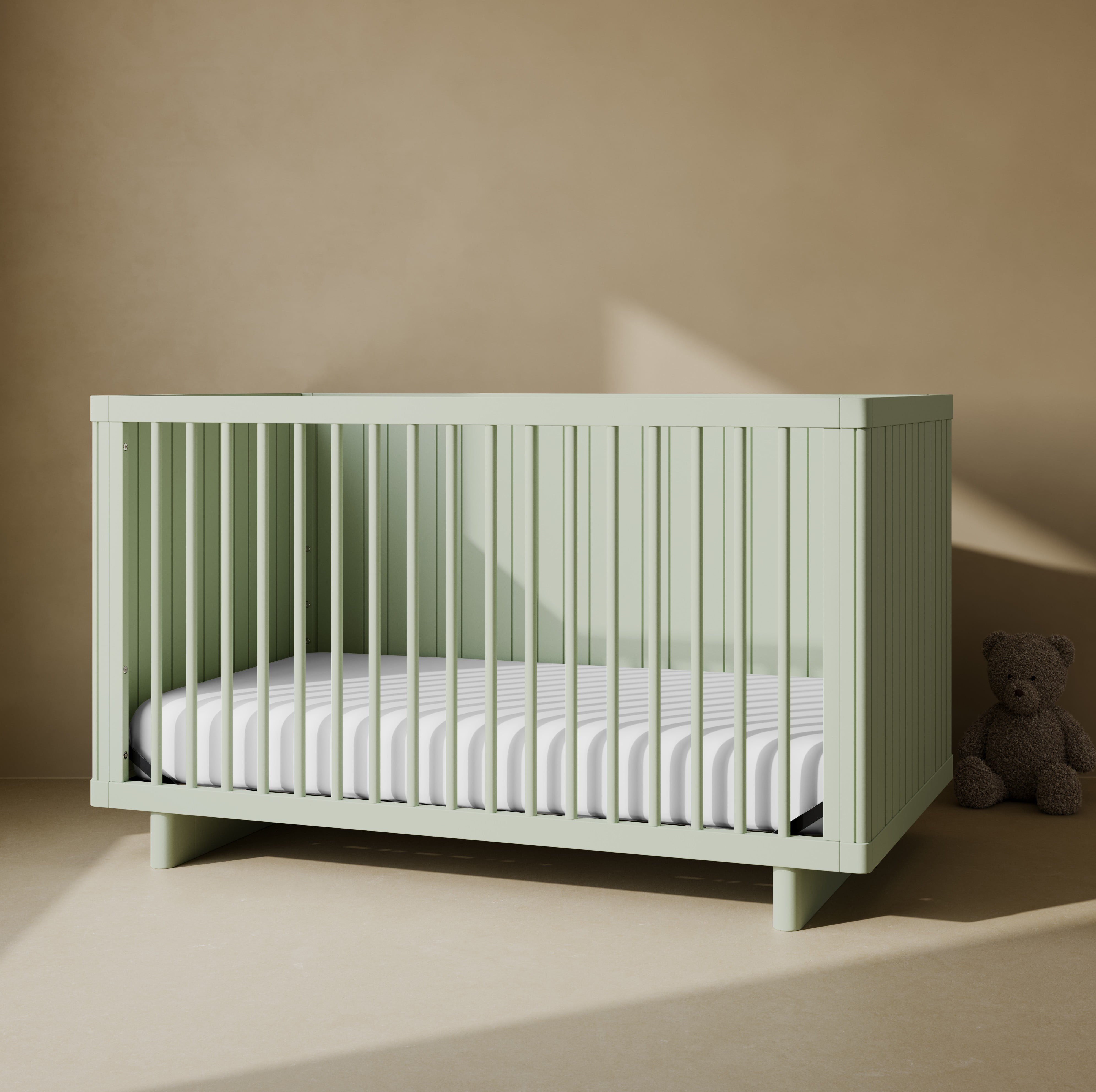 Art of Nursery by Storkcraft Kyoto Deluxe Convertible Crib with Bonus Toddler Guardrail, Sage