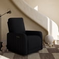 thumbnail image 1 of Art of Nursery by Storkcraft Kyoto Power Recliner, Black Boucle, 1 of 13