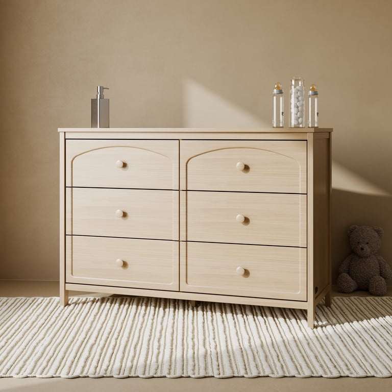 Graco Olivia 6 Drawer Nursery Double Dresser, Driftwood - Walmart.com