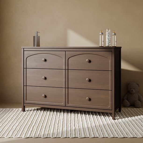 storkcraft kenton 6 drawer dresser grey Storkcraft Kenton 6-Drawer Gray Dresser 03556-10G