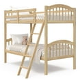 thumbnail image 1 of Storkcraft Long Horn Twin over Twin Bunk Bed, Natural, 1 of 17