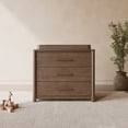 thumbnail image 1 of Art of Nursery by Storkcraft Malta 3 Drawer Chest with Removable Changing Topper - Hazelnut, 1 of 12