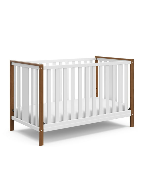 Storkcraft Modern Pacific 4-in-1 Convertible Baby Crib, Vintage Driftwood