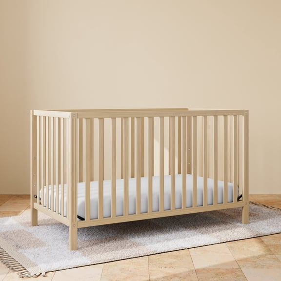 Storkcraft Morningside 5-in-1 Convertible Baby Crib, Driftwood