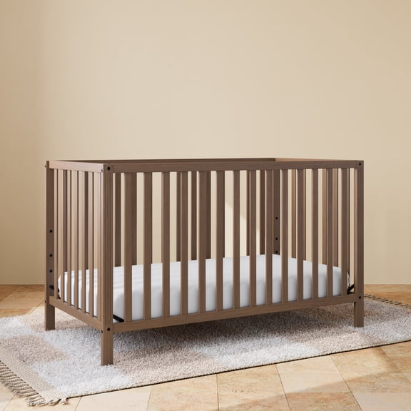 Storkcraft Morningside 5-in-1 Convertible Baby Crib, Hazelnut