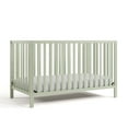 thumbnail interactive-video image 1 of Storkcraft Morningside 5-in-1 Convertible Baby Crib, Sage, 1 of 16