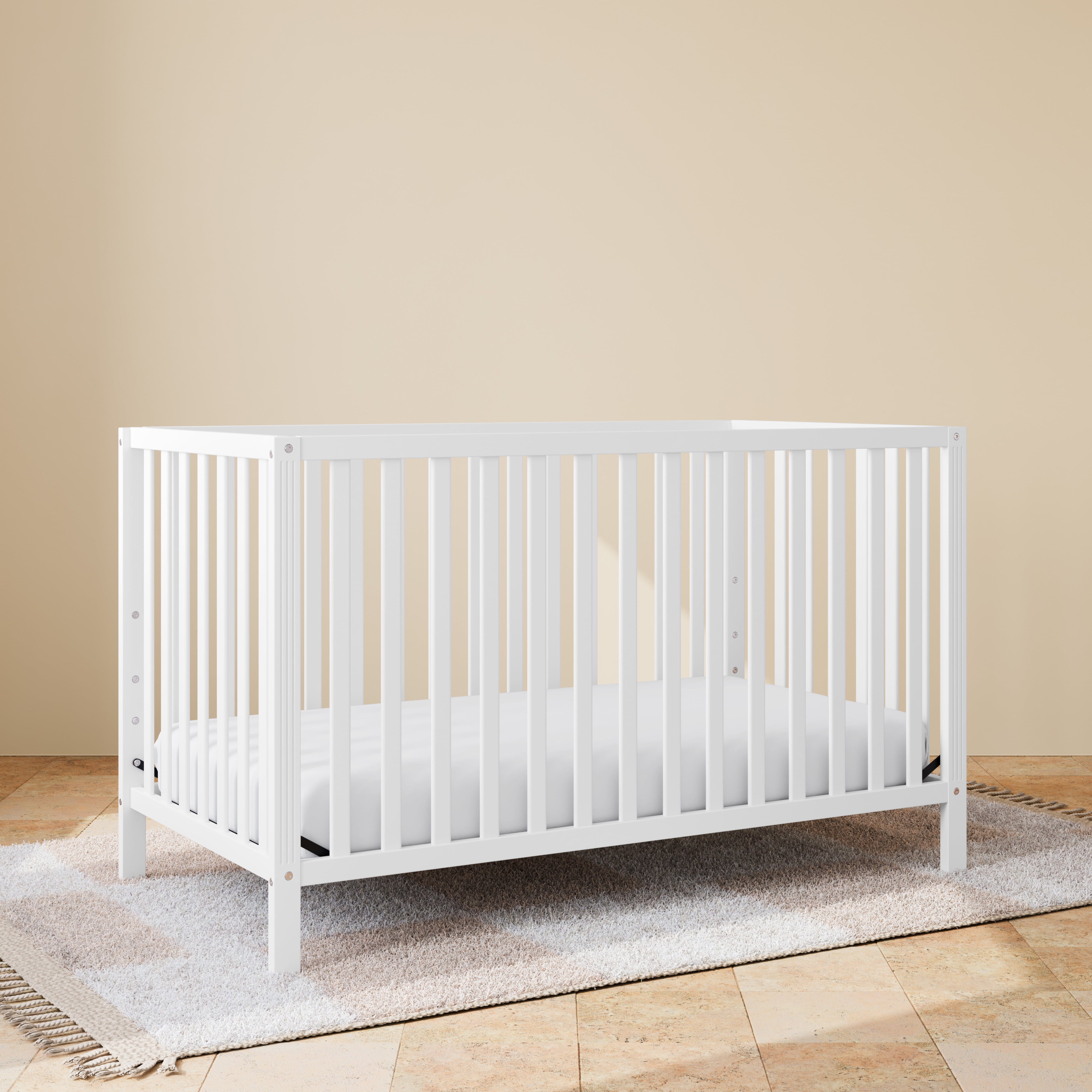 Storkcraft Morningside 5-in-1 Convertible Baby Crib, White